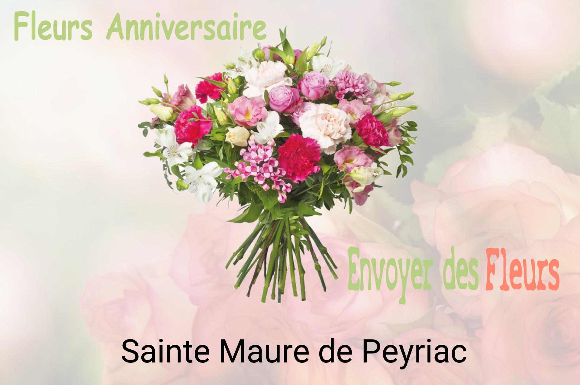 Bouquet de fleurs d’anniversaire livré à Sainte-Maure-de-Peyriac