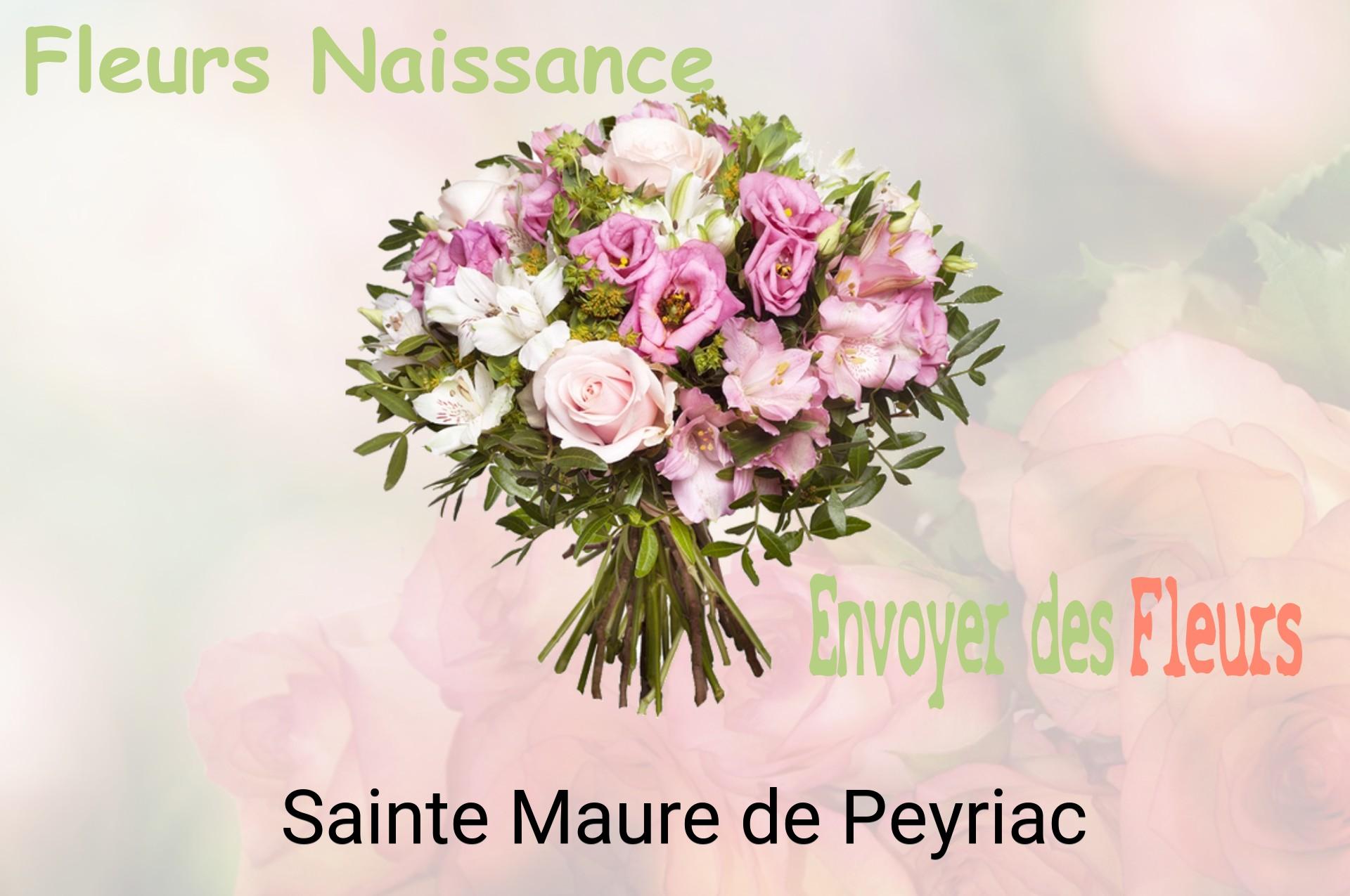Bouquet de fleurs de naissance livré à Sainte-Maure-de-Peyriac