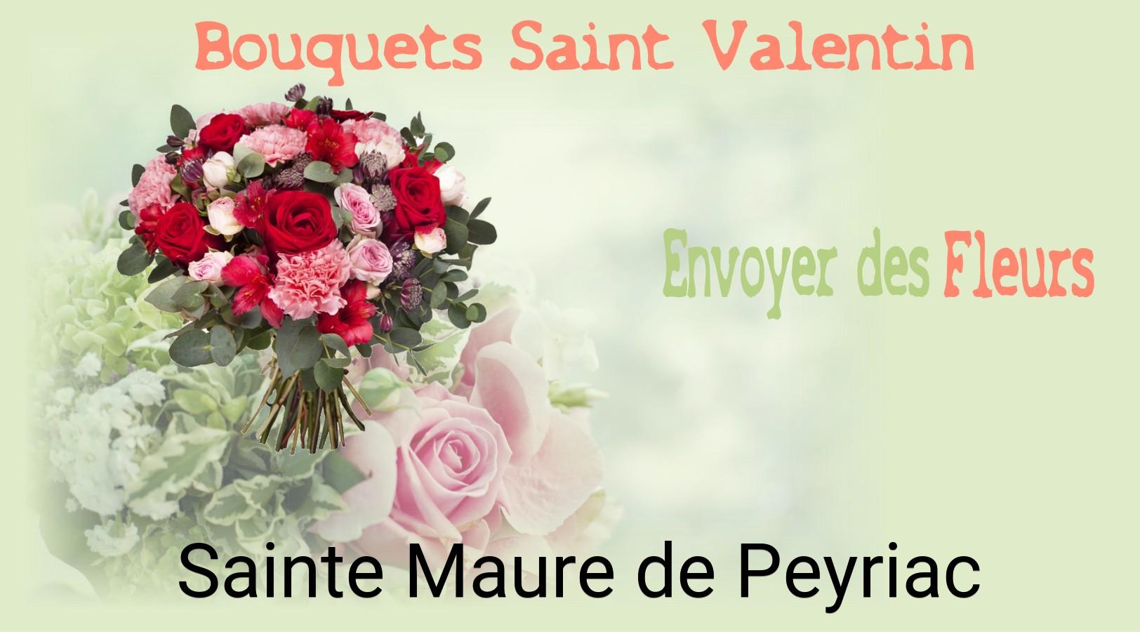 Roses de Saint-Valentin livrées à Sainte-Maure-de-Peyriac